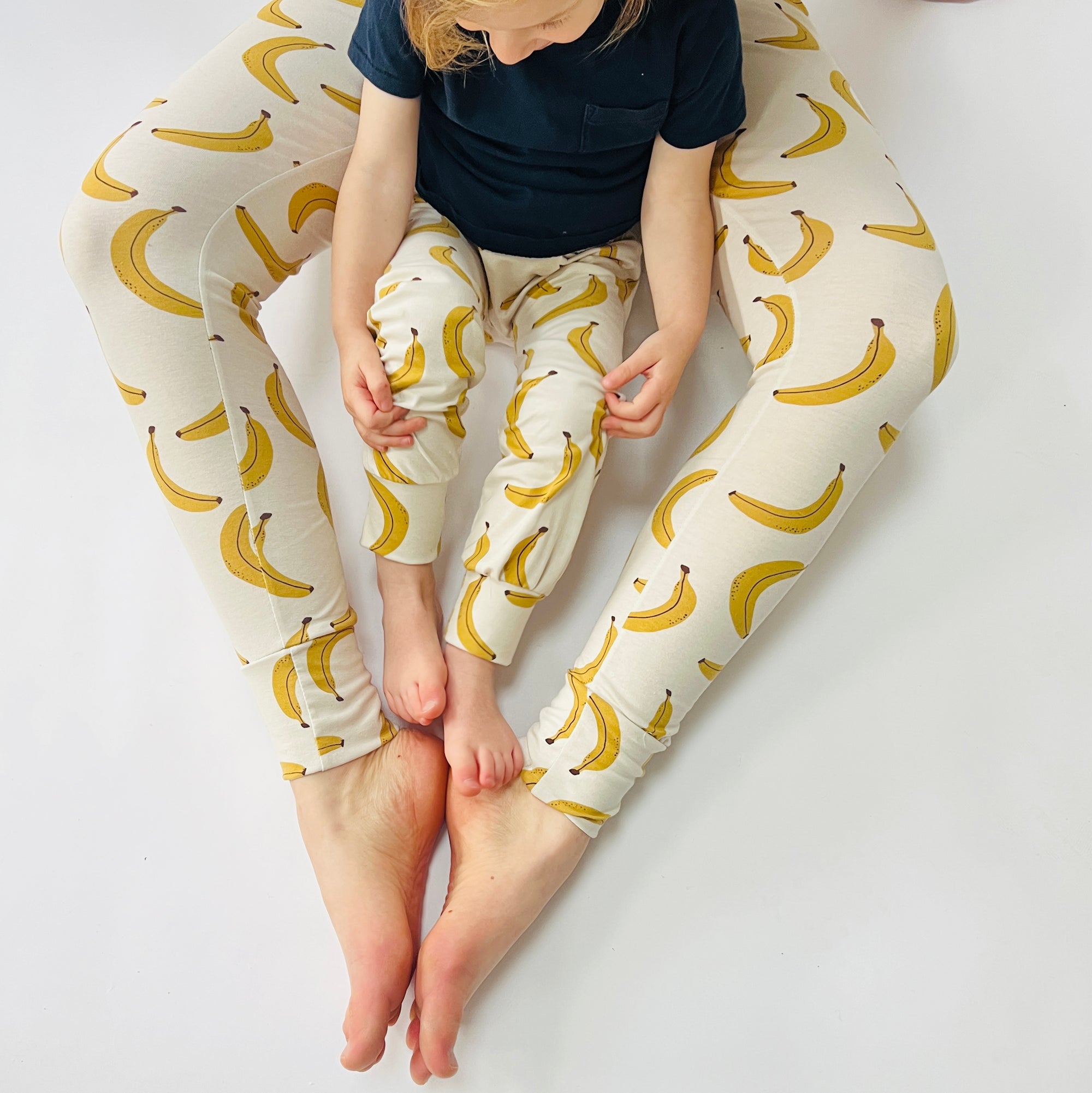 Cream 'Banana' Adult Organic cotton leggings – Eddie & Bee
