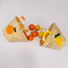 🍊Handmade Moroccan straw basket with Clementine crochet🍊