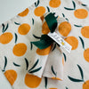🍊 Organic Cotton Muslin Dribble Cloth muslins – Clementine Print