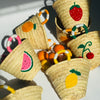 Pre Order for MID JULY- 🍓Handmade Moroccan straw basket with Strawberry crochet🍓