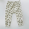 Eddie & Bee organic cotton leggings in Cream "Bee" print.