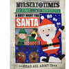 Nursery Times Crinkly Newspaper - A Busy Night for Santa