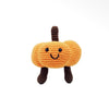 Organic cotton fair trade Pumpkin baby rattle