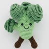 Organic cotton fair trade broccoli baby rattle