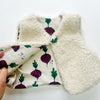 Fully Reversible fleecy gilet lined with your choice of print.