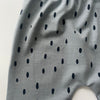 Eddie & Bee organic cotton leggings in Blue/ Grey fleck print .