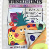 Nursery Times Crinkly Newspaper. - FRUIT & VEG SMOOTHIE - recipe & colours