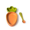 Oli & Carol Plate and Spoon Set - Cathy the Carrot