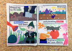 Nursery Times Crinkly Newspaper - GNOMES & FAIRIES magical garden - rhymes