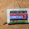 Pre- order dispatched 7th May.   .       Nursery Times Crinkly Newspaper - Lionesses