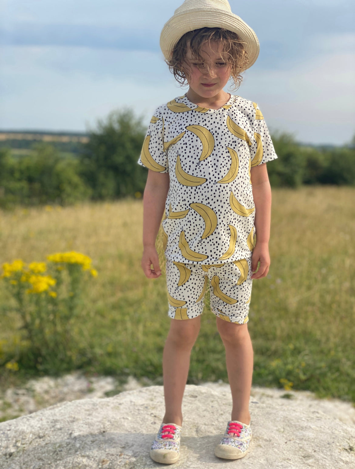 Eddie & Bee organic cotton shorts in  a  choice of different prints.