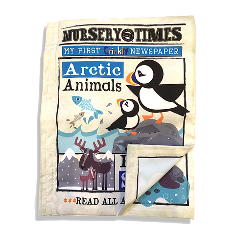 Nursery Times Crinkly Newspaper - Arctic, Big & Small