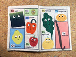 Nursery Times Crinkly Newspaper - A Fruit & Vegetable alphabet