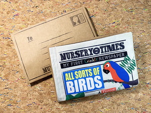 Nursery Times Crinkly Newspaper - All Sorts of Birds