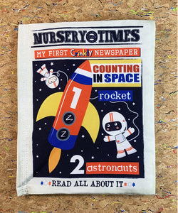 Nursery Times Crinkly Newspaper - Counting in Space