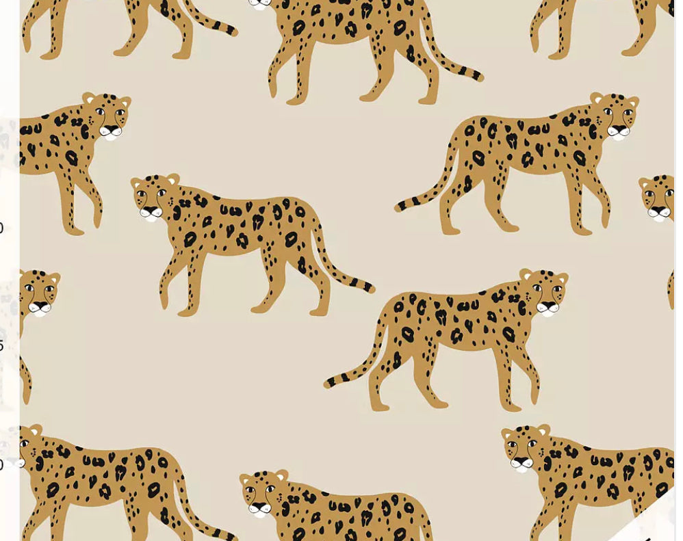 Oat “Cheetah ' Adult Organic cotton leggings
