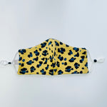 Mustard Leopard spot Face mask