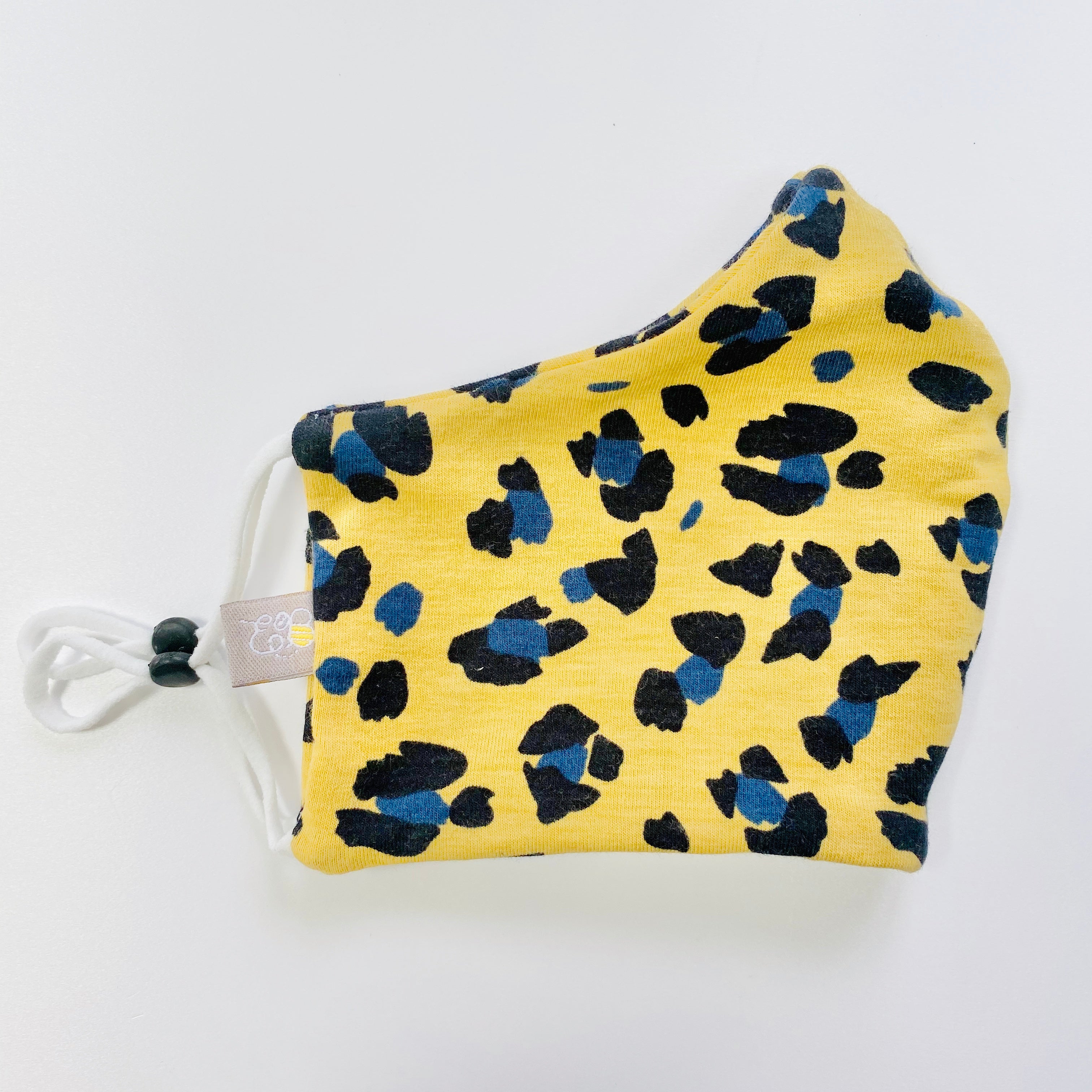 Mustard Leopard spot Face mask