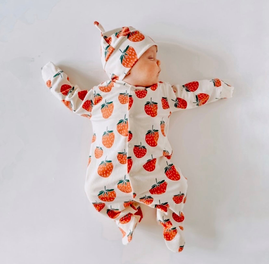 Strawberry store baby grow