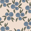 Cream “Blueberries ' Adult Organic cotton leggings