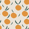 Eddie & Bee organic cotton leggings in Cream "Clementine Grove" print.